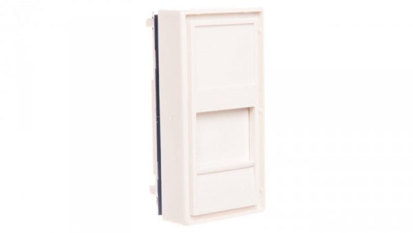 Adapter jednomodułowy prosty 22,5x45mm dla 1xRJ45 lub 1xRJ 12 DC/FA-644-1SP