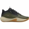 Obuwie Koszykarskie dla Dorosłych Under Armour Lockdown 7 Khaki Oliwka