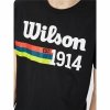 Koszulka z krótkim rękawem Męska Wilson Wilson Script 14 Czarny