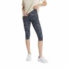 Legginsy Sportowe Damskie Ditchil Capri Vibrant Ciemnoniebieski