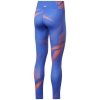 Legginsy Sportowe Damskie Reebok MYT Printed Niebieski