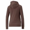 Bluza z kapturem Damska Puma Brązowy