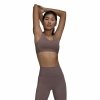 Stanik Sportowy Adidas CoreFlow Luxe Fioletowy