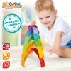 Drewniane Puzzle dla Dzieci Woomax Tęcza 11 Części 2 Sztuk