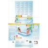 Dmuchany Fotel dla Dzieci Intex Prostokątny Niebieski Biały 90 L 166 x 25 x 100 cm (6 Sztuk)