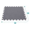 Plandeka ochronna Intex Szary 100 x 0,5 x 200 cm (12 Sztuk)