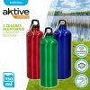 Butelka wody Aktive 750 ml Karabinek Aluminium 7 x 25 x 7 cm (24 Sztuk)
