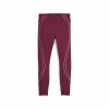 Legginsy Sportowe Damskie Puma Studio Ultrabare Ciemnoczerwony