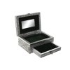 Pudełko na biżuterię Home ESPRIT Kolor Zielony Srebrzysty Drewno Aluminium 17,5 x 12,5 x 8,5 cm