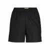 Krótkie Spodenki Sportowe Damskie Jack & Jones Czarny Płótno