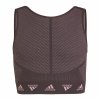 Stanik Sportowy Adidas  Aeroknit Seamless Kasztanowy Ciemnoczerwony