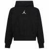 Bluza z Kapturem dla Dziewczynki Jordan Icon Play Biały Czarny