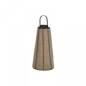 Świeczniki Home ESPRIT Naturalny Juta Bambus 33,5 x 33,5 x 66 cm