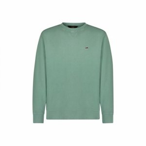 Bluza bez kaptura Męska Lee Plain Crew Intuition Szary woda