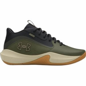 Obuwie Koszykarskie dla Dorosłych Under Armour Lockdown 7 Khaki Oliwka
