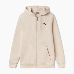 Bluza z kapturem Męska Puma Essentials+ Graphic Hoodie Fz Beżowy