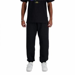 Spodnie dresowe dla dorosłych New Balance Sport Essentials Fleece Czarny Mężczyzna
