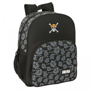 Plecak szkolny One Piece Pirates Czarny 32 x 38 x 12 cm