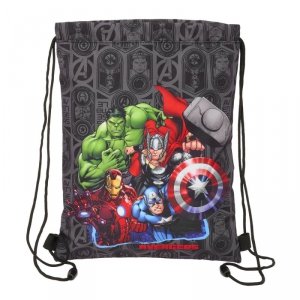 Worek na buty ze sznurkami The Avengers Vendetta Czarny 26 x 34 x 1 cm