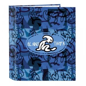 Segregator El Niño Roller Niebieski Czarny A4 27 x 33 x 6 cm