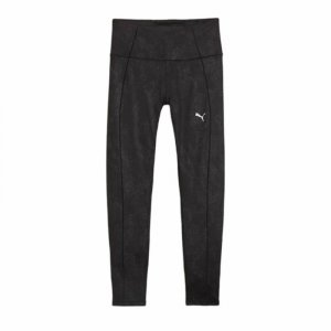 Legginsy Sportowe Damskie Puma Studio Hw 7/8 Aop Czarny