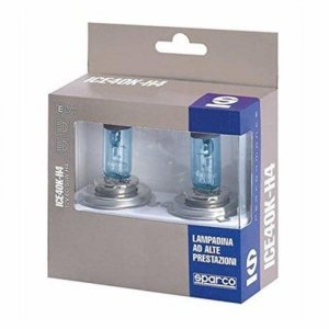 Żarówka Samochodowa Sparco ICE40K H1 12V 55W Azul Efecto Xenón