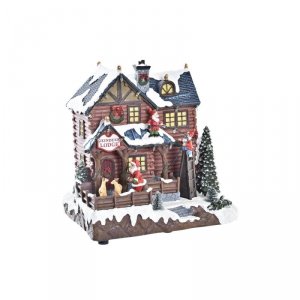 Dekoracja DKD Home Decor Ruchu Światło LED Muzyczne Wielokolorowy Żywica 25,5 x 21 x 25 cm (3 Sztuk)