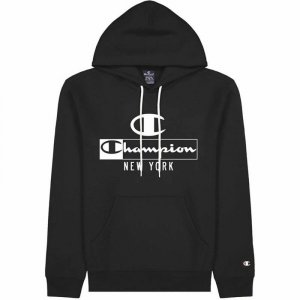 Bluza z kapturem Męska Champion Czarny