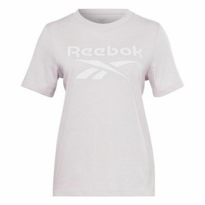 Koszulka z krótkim rękawem Damska Reebok Identity Jasnoróżowy
