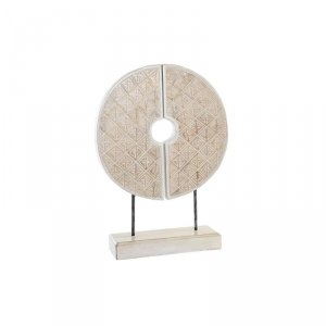 Figurka Dekoracyjna DKD Home Decor Biały Żelazo Koła (41 x 12 x 55 cm)