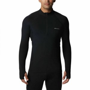 Koszulka z długim rękawem Męska Columbia Midweight Stretch Czarny
