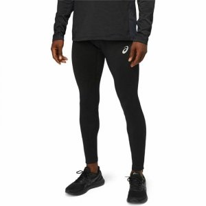 Długie Spodnie Dresowe Asics Core Winter Tight Czarny Mężczyzna