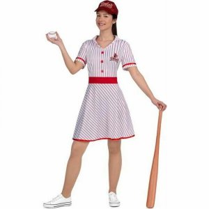 Kostium dla Dorosłych My Other Me  Baseball Vintage Czerwony