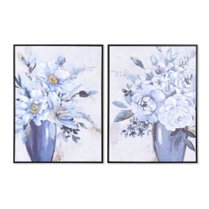 Obraz DKD Home Decor 60 x 3,5 x 80 cm Wazon Tradycyjny (2 Sztuk)