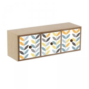 Pudełko na biżuterię Versa Erin 11 x 11 x 33 cm Drewno MDF