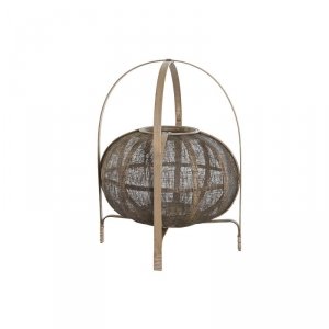 Świeczniki DKD Home Decor Brązowy Naturalny Bambus 35 x 35 x 47 cm