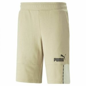 Szorty sportowe Puma  Essentials Block Tape Szary Biały