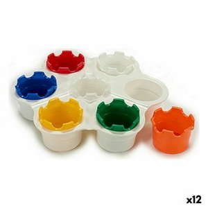 Paleta Pincello FSP001 Wielokolorowy Plastikowy 23 x 6 x 25 cm Malowanie palcami (12 Sztuk)