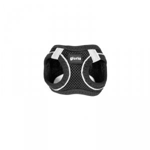 Szelki dla psa Gloria Trek Star 33,4-35 cm 51-52 cm Czarny L
