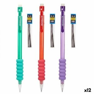 Ołówek mechaniczny Pincello 475 Niebieski Czerwony Kolor Zielony Wkład 0,5 mm (12 Sztuk)