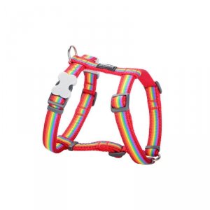 Szelki dla psa Red Dingo Rainbow 25-39 cm Wielokolorowy