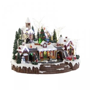 ozdoby świąteczne DKD Home Decor Wielokolorowy Żywica 47 x 35 x 33 cm