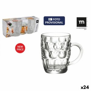 Súprava džbánov La Mediterránea Abadia 11,5 x 10 cm 300 ml 2 Części Ø 7,7 cm 11,4 cm 9,7 cm (24 Sztuk)