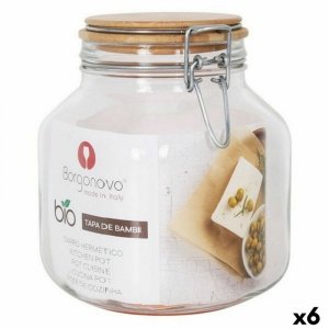 Łódź Borgonovo Primizie Bambus 2L 13 x 13 x 17,5 cm (6 Sztuk) (2 L)