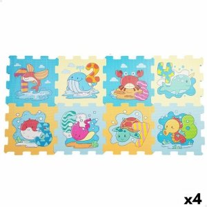 Mata do zabawy Colorbaby Morski EVA 8 Części (4 Sztuk)