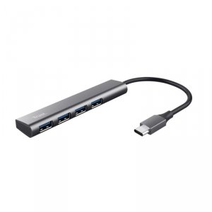 HUB USB Trust 24948 Szary 10 cm