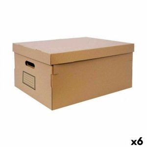 Schowek z pokrywką Confortime Karton 45 x 35 x 20 cm (6 Sztuk)