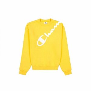 Bluza bez kaptura Damska Champion Żółty
