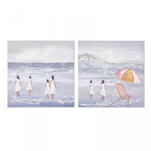 Obraz Home ESPRIT Dzieci 80 x 3 x 80 cm (2 Sztuk)