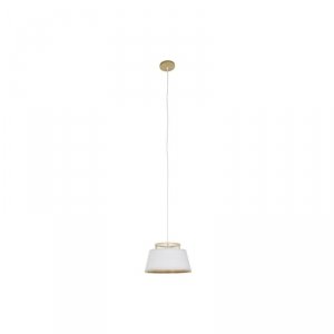 Lampa Sufitowa DKD Home Decor Biały Brązowy Naturalny Bambus 50 W 30 x 30 x 20 cm